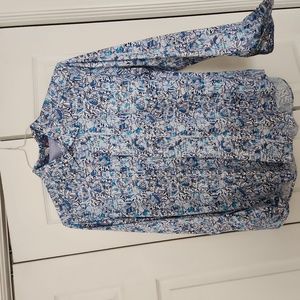 Robert Graham Dress Shirt with flip-up cuff - XL ***free shipping***